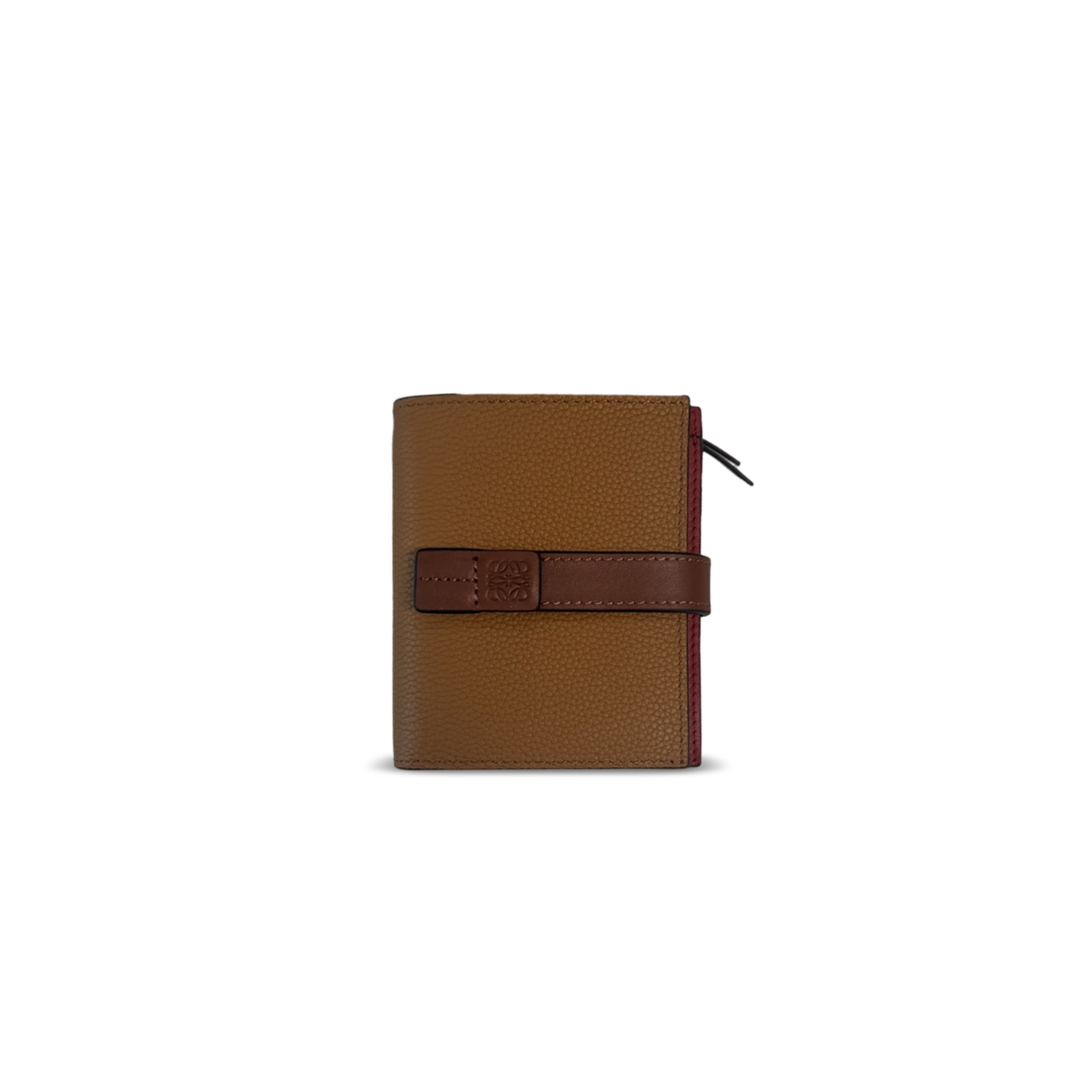 LOEWE COMPACT ZIP WALLET IN SOFT GRAINED CALFSKIN C660Z41X04 (11*9*2.5cm)